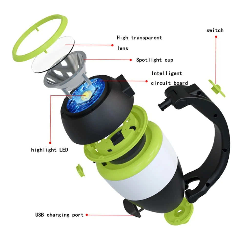 Rechargeable LED Camping Light with 5 Modes Z512
