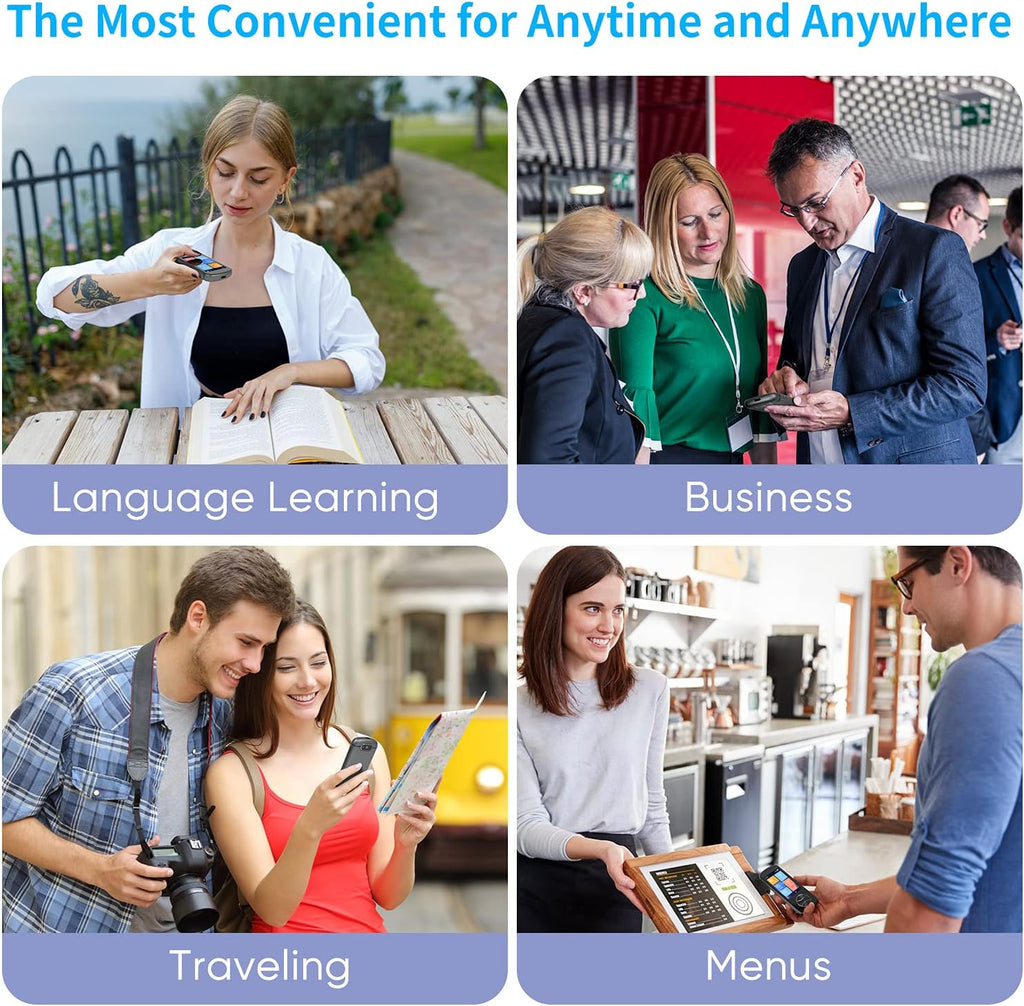 Portable 127 Languages Two Way Instant Voice Translator Device with 3.0 HD Touch Screen Z677