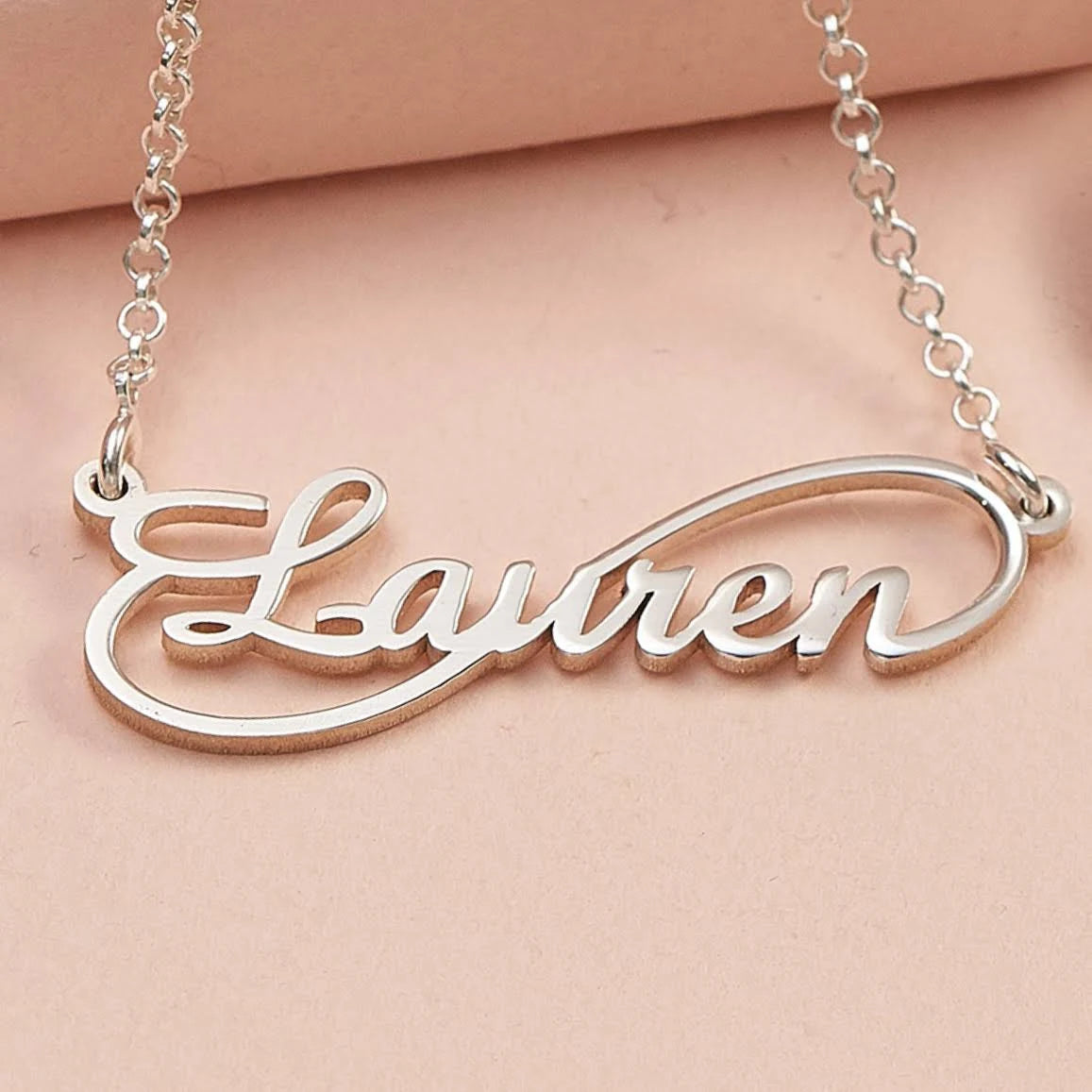 Gold Plated Name Necklace U8851