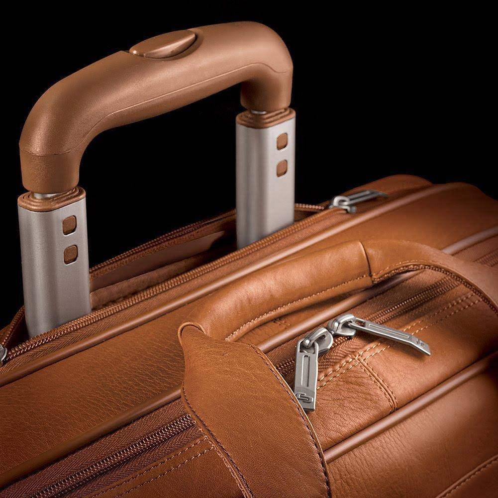 Tan Rolling Laptop Case Q7031