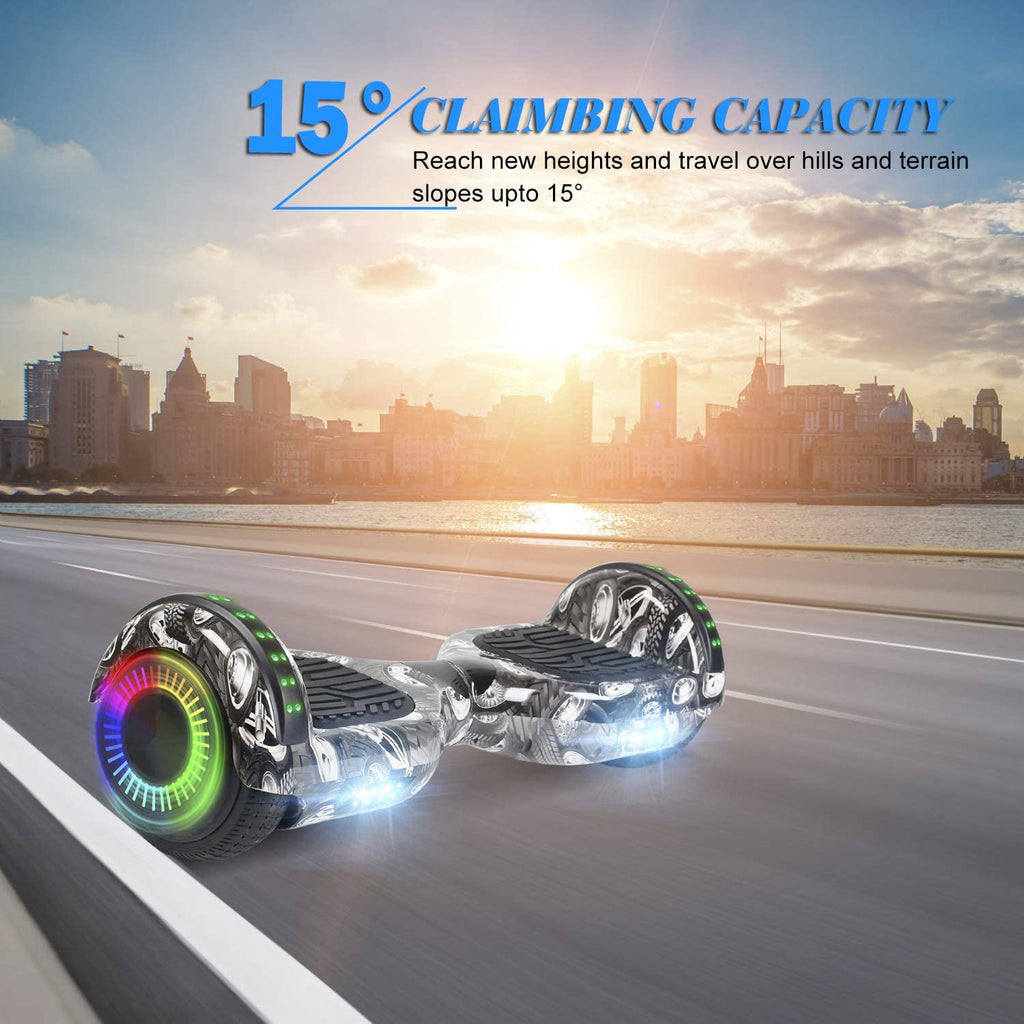 6.5inch Self Balancing Hoverboard with Bluetooth Speaker LED Lights S35415