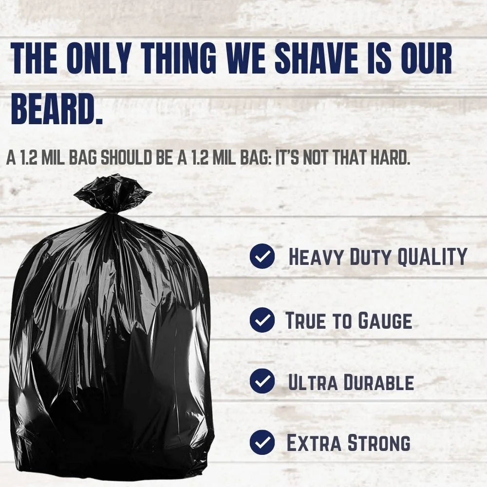 Black 100 Count Trash Bags T495