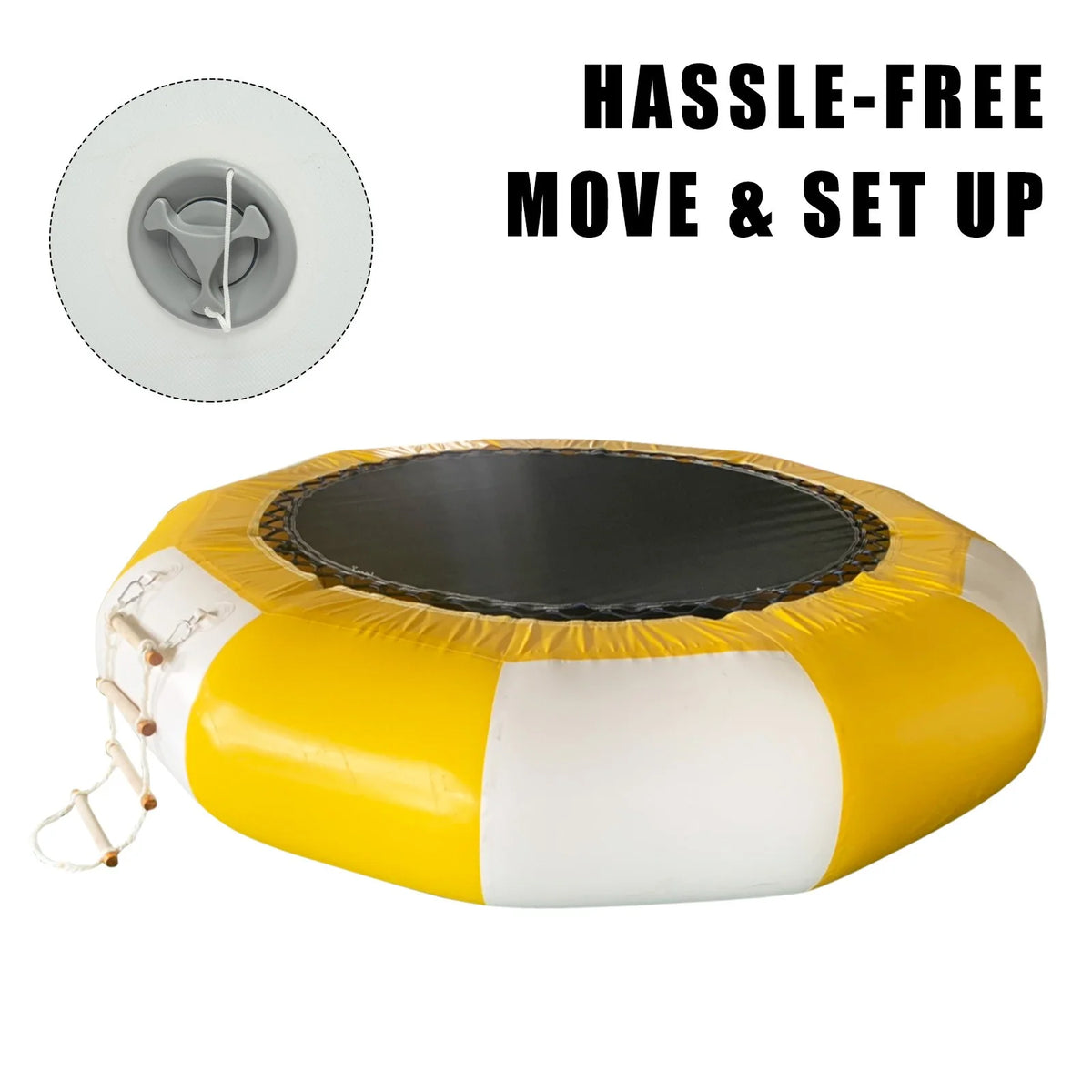 10Ft Inflatable Water Trampoline Swim Platform T2013