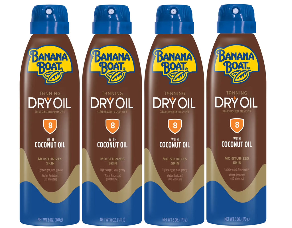 UltraMist Deep Tanning Dry Oil SPF 8 (Pack of 4) O7391