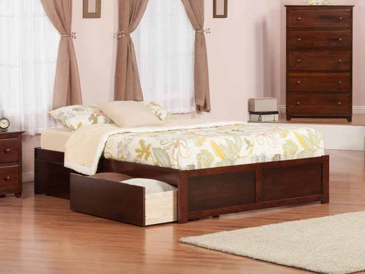 Antique Walnut King Bed O7265