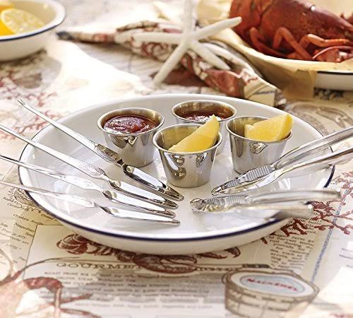 48 Pack 6-Inch Zinc Plated Chrome Alloy Seafood Cracker Y2129