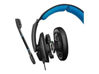 Closed Acoustic Gaming Headset - Black/Blue T64185