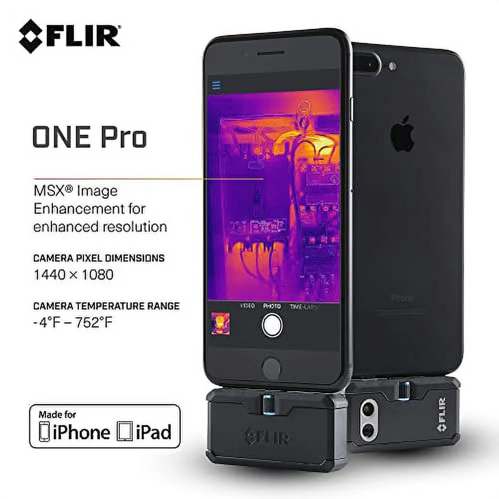 FLIR ONE Pro Thermal Camera for Smartphones with MSX Image Enhancement Technology B2855