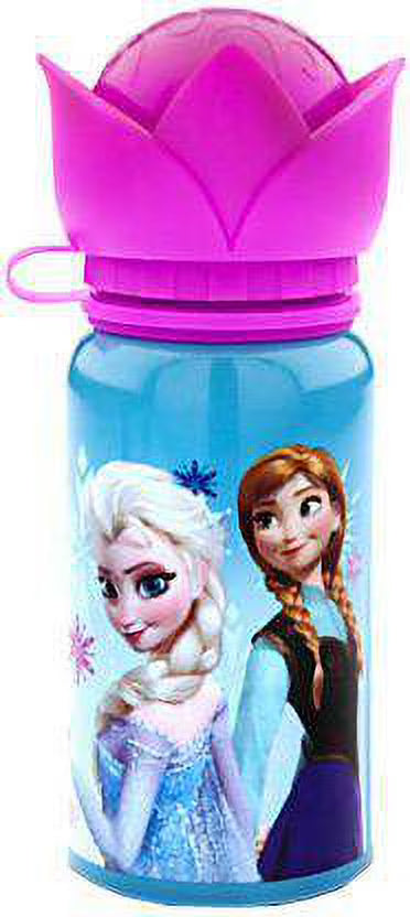 Pink Flower Top Aluminum Water Bottle J785