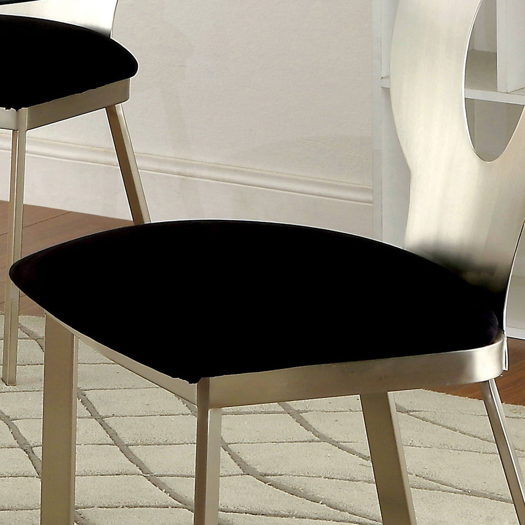 Silver Dining Chairs (Set of 2) N955