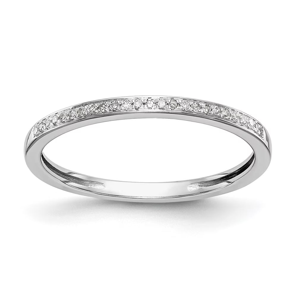 14k White Gold Lab Grown Diamond Set of 2 Wedding Band H420475