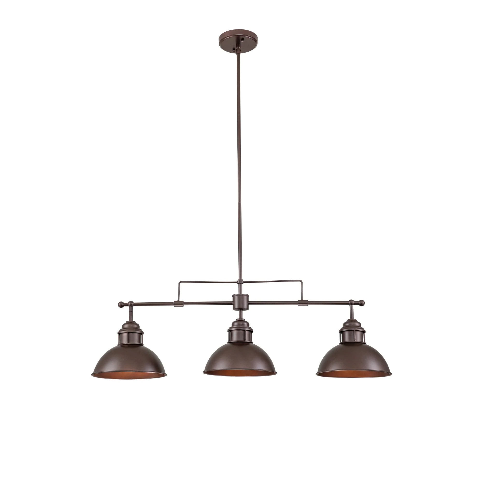 3-Light Kitchen Island Linear Industrial Pendant P6281