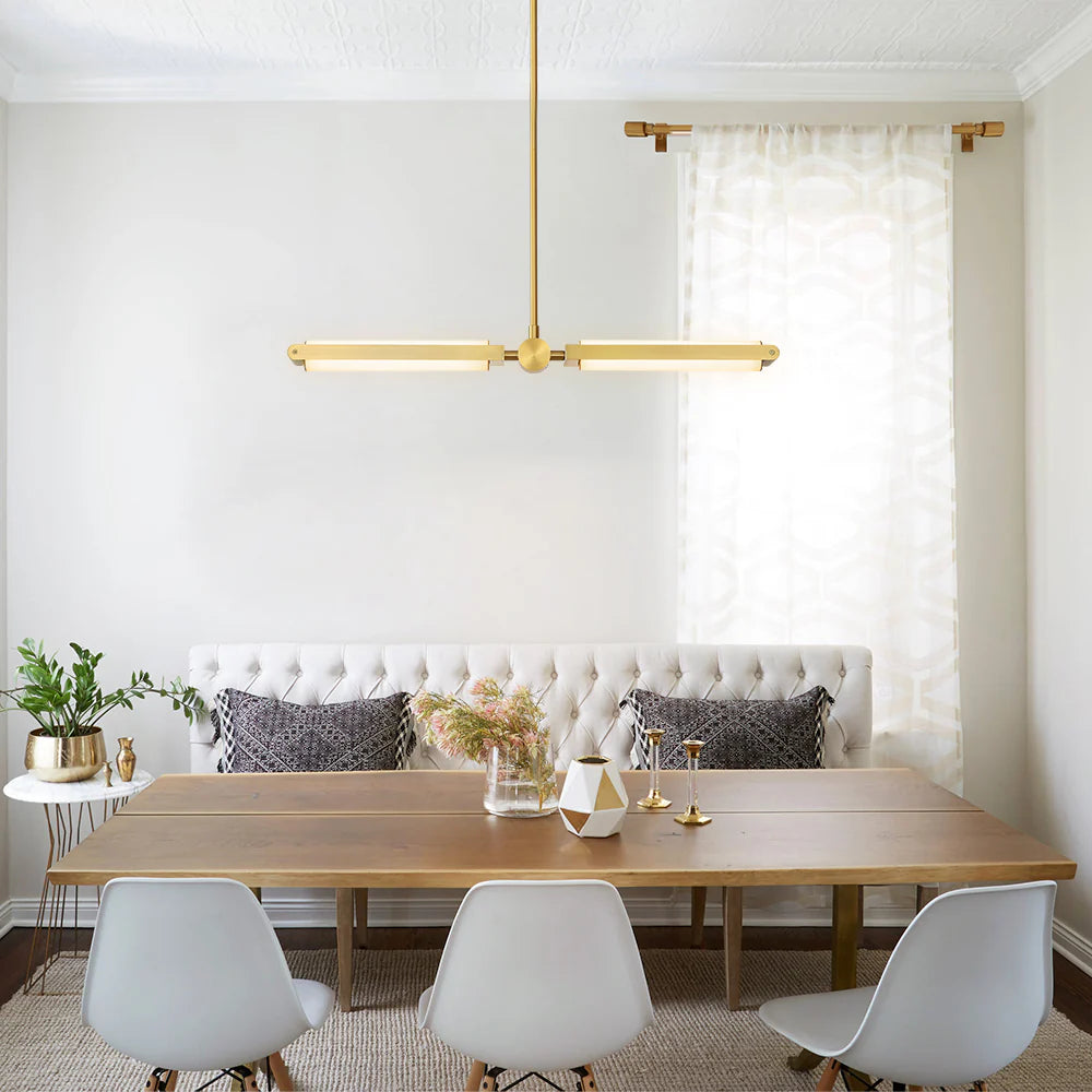 2-Light Integrated LED Contemporary Pendant J1777