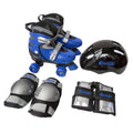 Blue/Black/Silver Quad Skate Set P62908