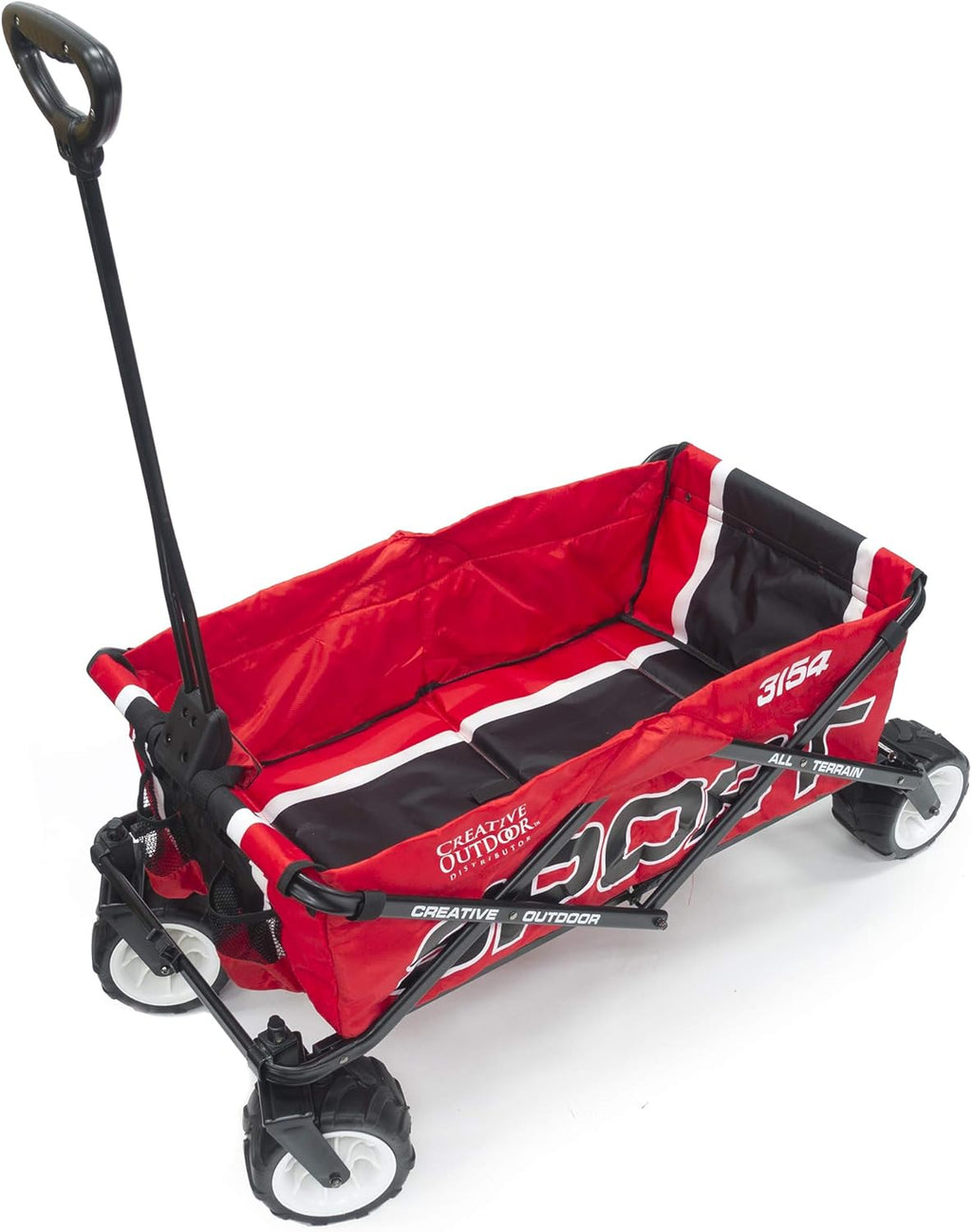 Red Collapsible Folding Wagon Cart H5962