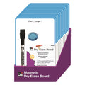 36 Pieces Blue Frame Magnetic Mini Dry Erase Boards I41968