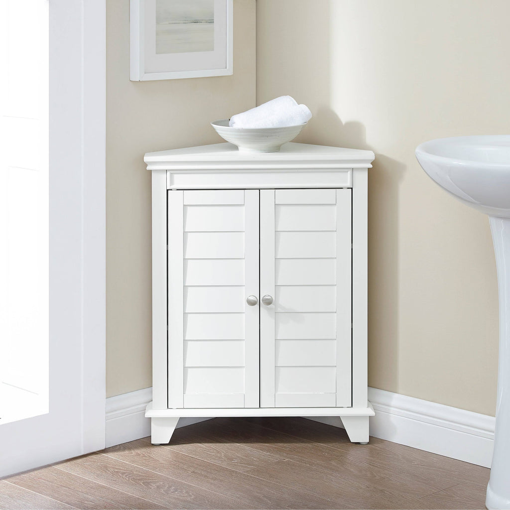 White Corner Cabinet P305