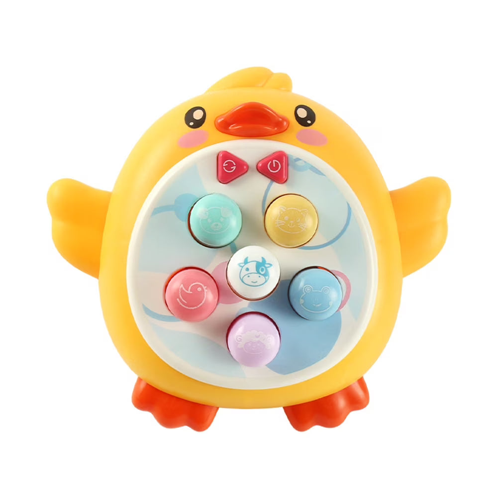 Toddler Baby Toys Whack a Frog Mole Game Hammering Pounding Toys with Hammers Electric Sound Light Duck Gopher Interactive Game Lights Music Toys X133