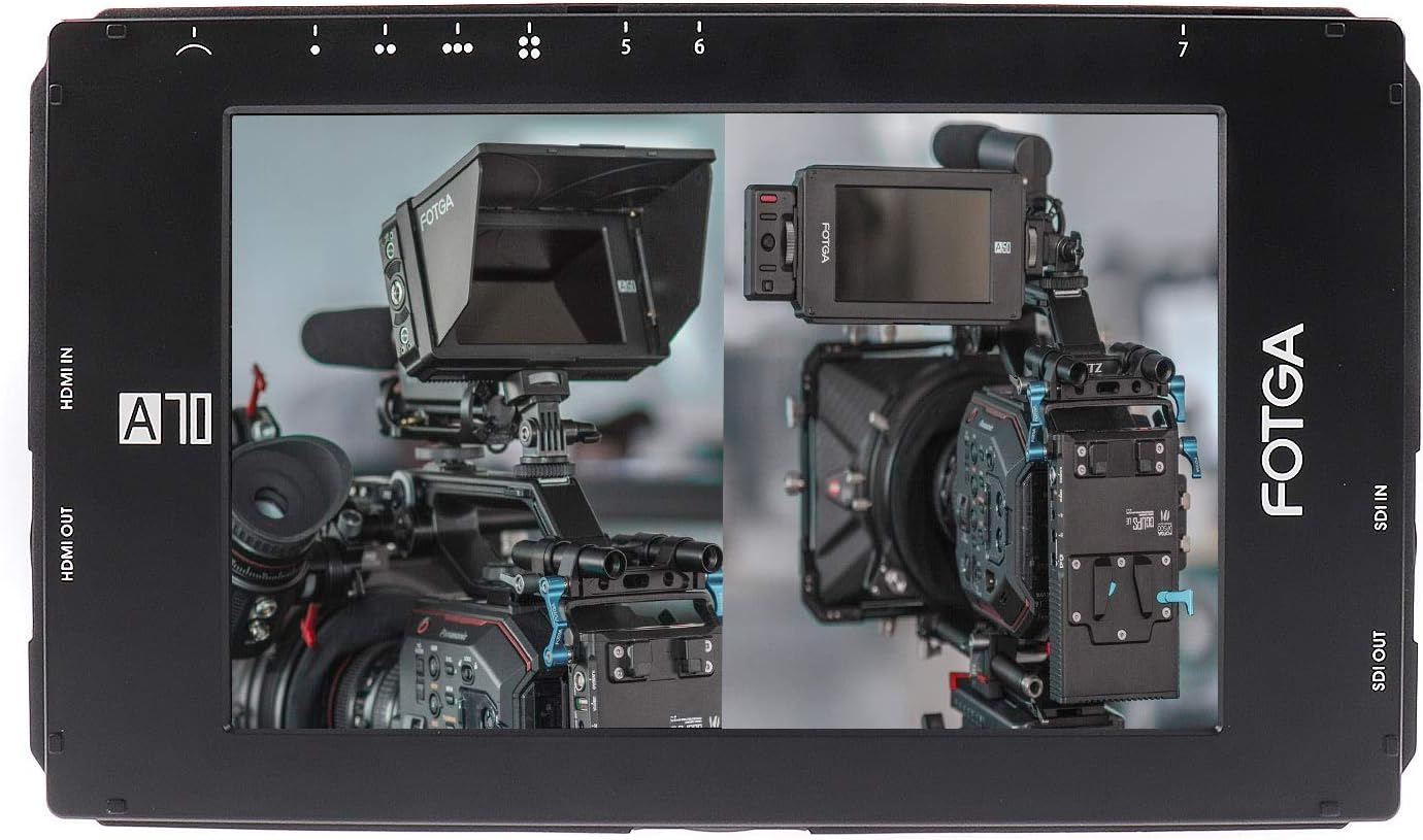 7 Inch Full HD 1920x1080 IPS HDMI 4K Input Output Dual NP-F Battery Mount Field Monitor S150
