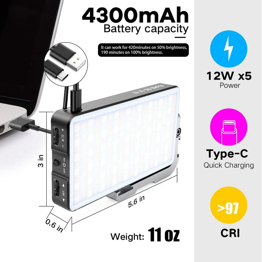 RGB Camera Light with Aluminum Alloy Body K834705