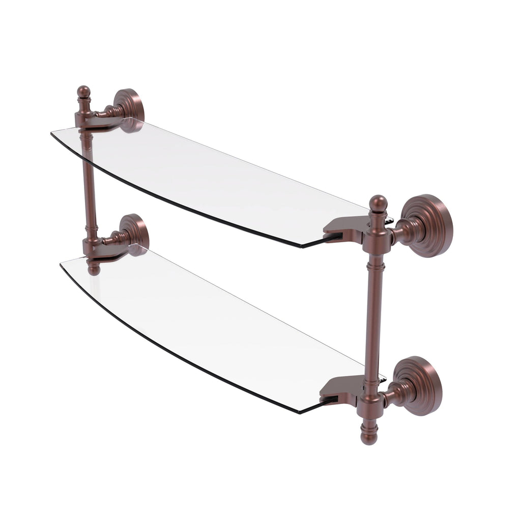 18 inch Two Tiered Glass Shelf A514967