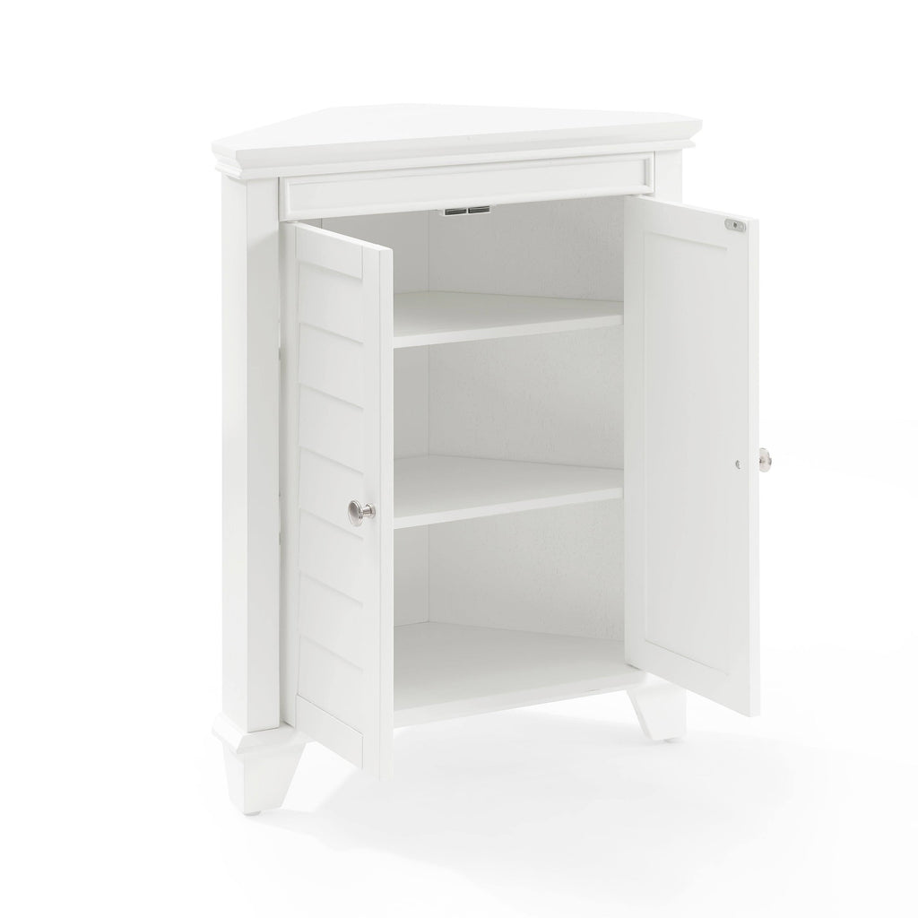 White Corner Cabinet P305