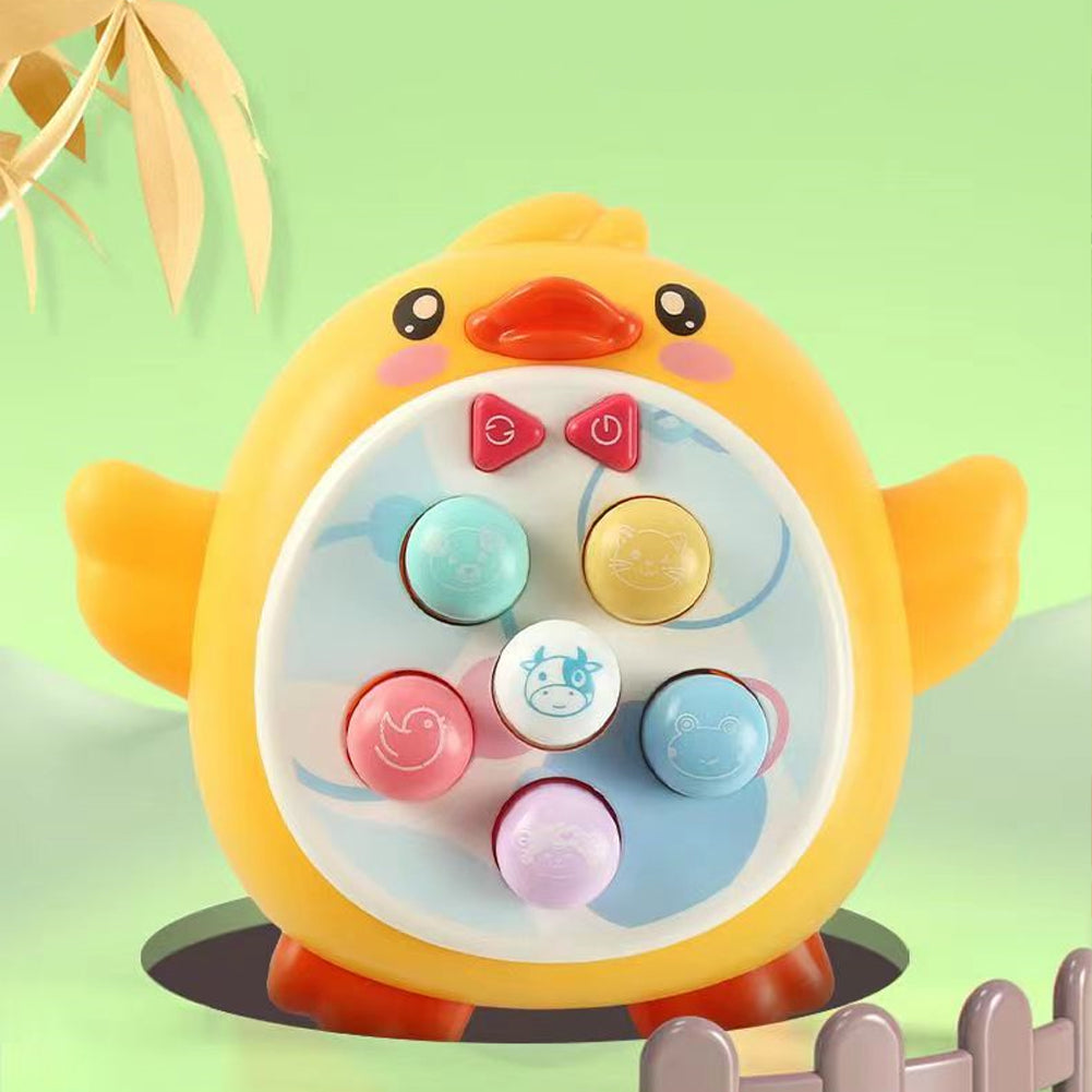 Toddler Baby Toys Whack a Frog Mole Game Hammering Pounding Toys with Hammers Electric Sound Light Duck Gopher Interactive Game Lights Music Toys X133