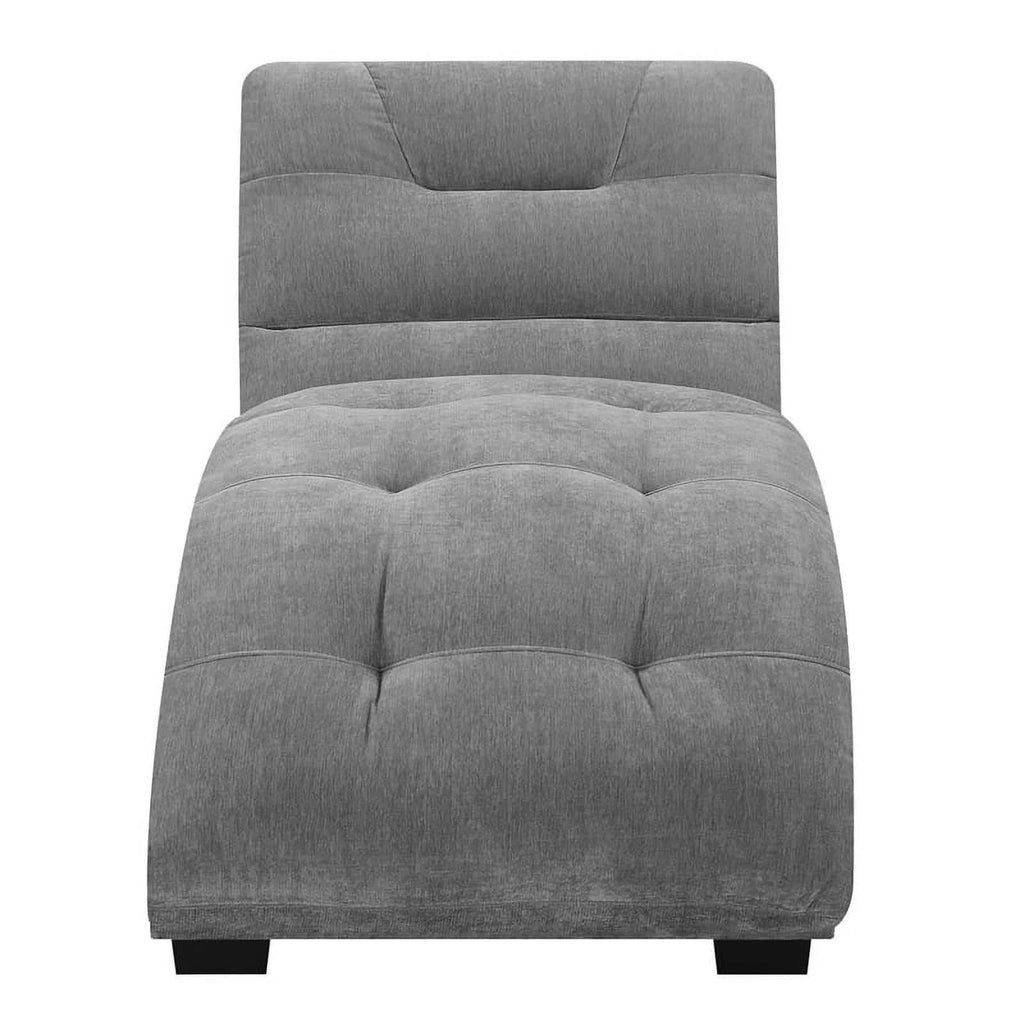 Mid-Century Fabric Chaise Lounge C396