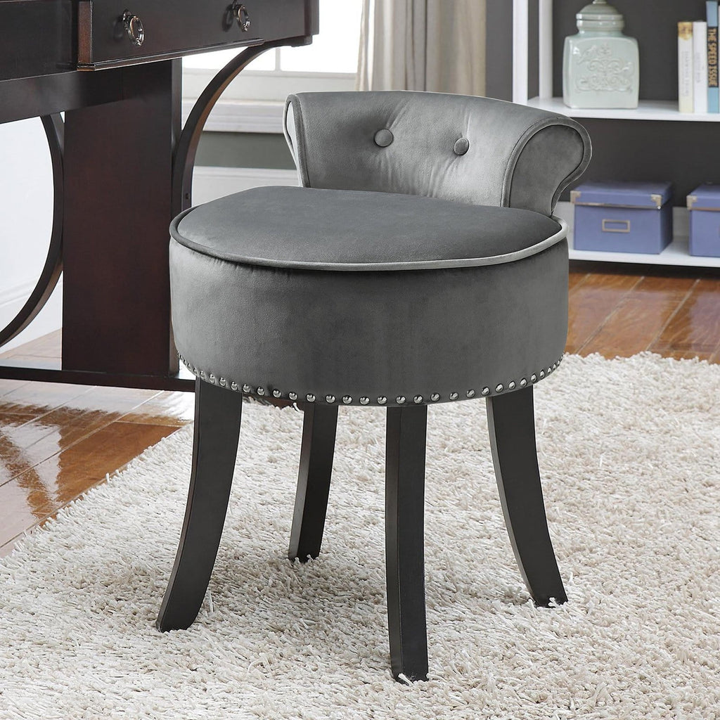 Velvet Vanity Stool M315565