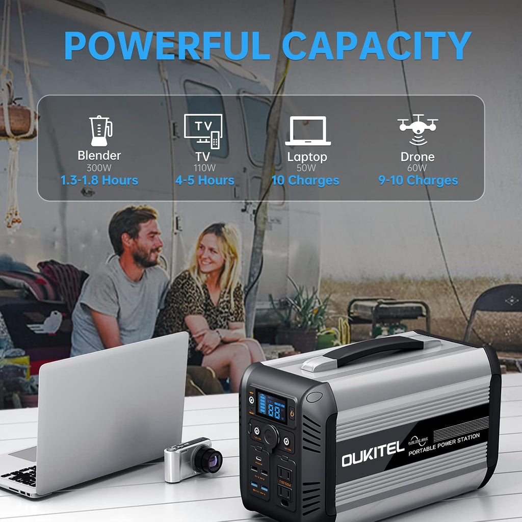 614Wh Portable Power Station with LiFePO4 Battery G8250