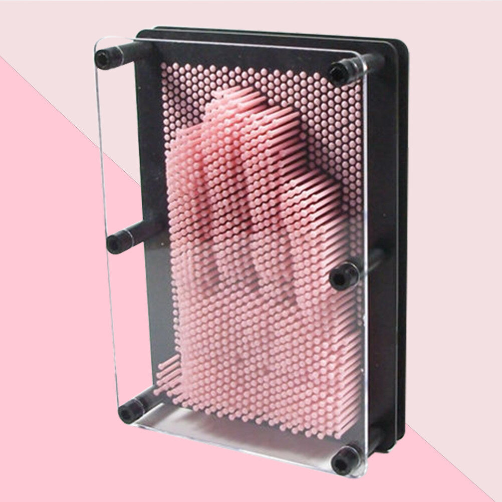 Medium Size Pink 3-Dimensional Pin Art Board Toy Y972961