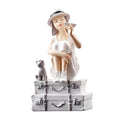 Girl Figurine Statue Sculpture Desktop Ornament R291