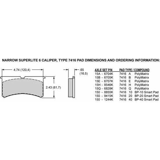 Red Caliper-Narrow Superlite 4R Y75888