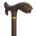 Wooden Fish Handle Walking Stick V166271
