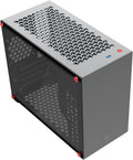 Dark Gray Aluminum Micro ATX Computer Case with Tempered Glass V4620