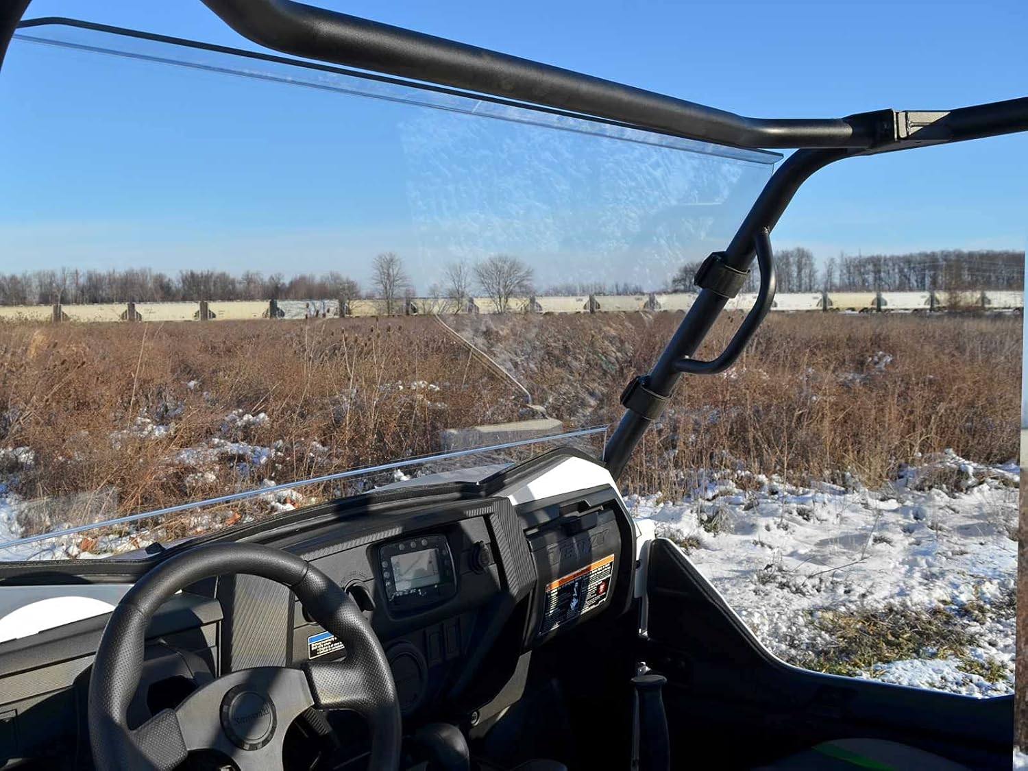 Heavy-Duty Full Windshield Clear Polycarbonate S485