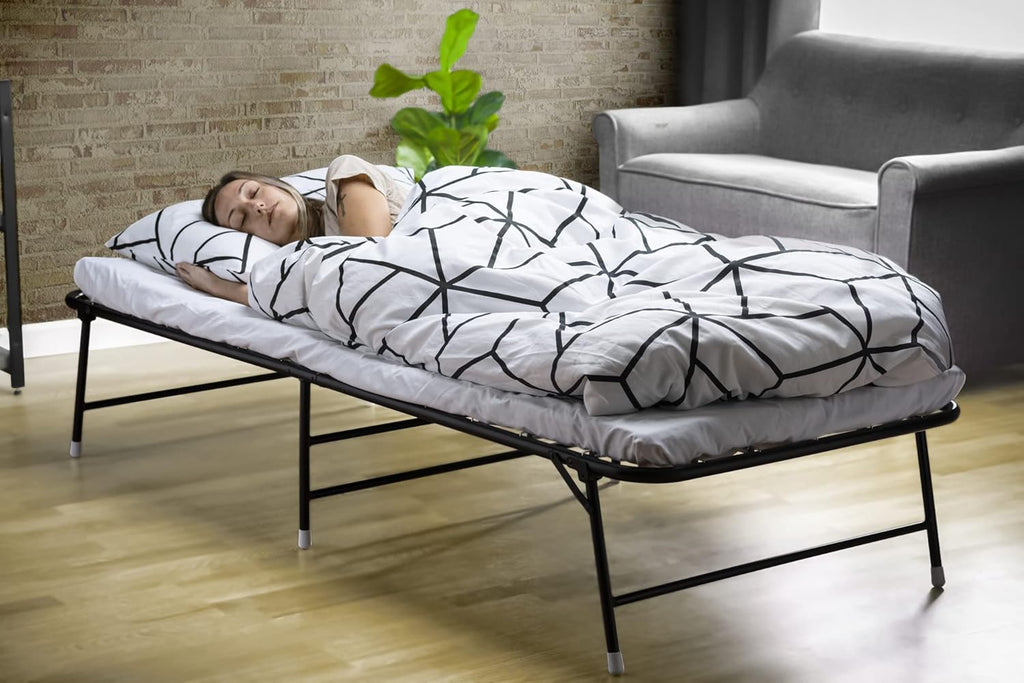 Folding Bed with Memory Foam Mattress and Carrying Bag B2549
