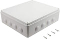 ABS Plastic IP65 Junction Box White Pack of 2 S664