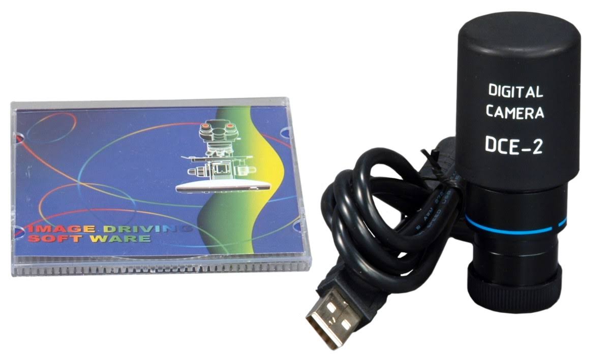40X-1600X Binocular Compound Microscope with USB Camera C4294