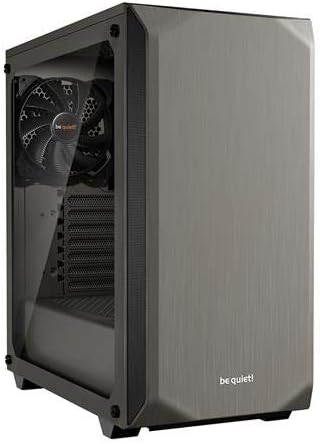 White Mid Tower ATX case with ARGB and tempered glass window A178