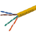 CAT 5e UTP Bulk Cable 1000 ft Yellow H233483