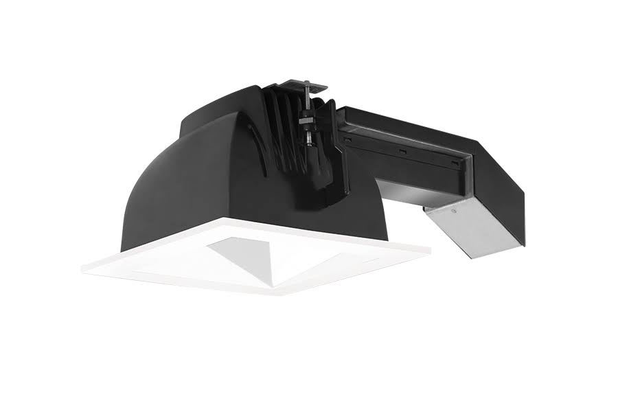 6 inch Square 20W 3000K Dimmable Black Cone Black Ring Q953