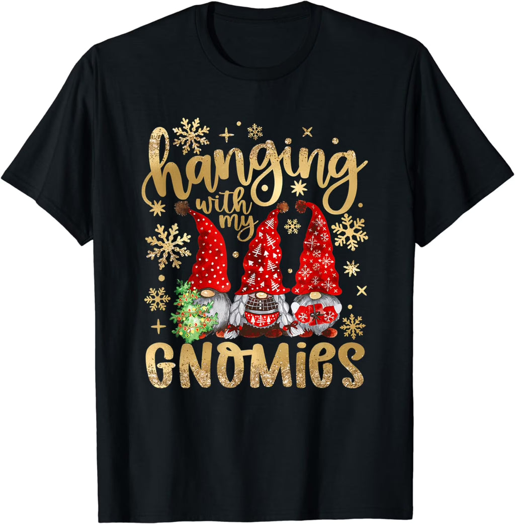 Santa Gnome Christmas Pajama T-Shirt B561
