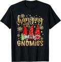 Santa Gnome Christmas Pajama T-Shirt B561