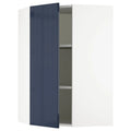 White Corner Wall Cabinet with Shelves N851919