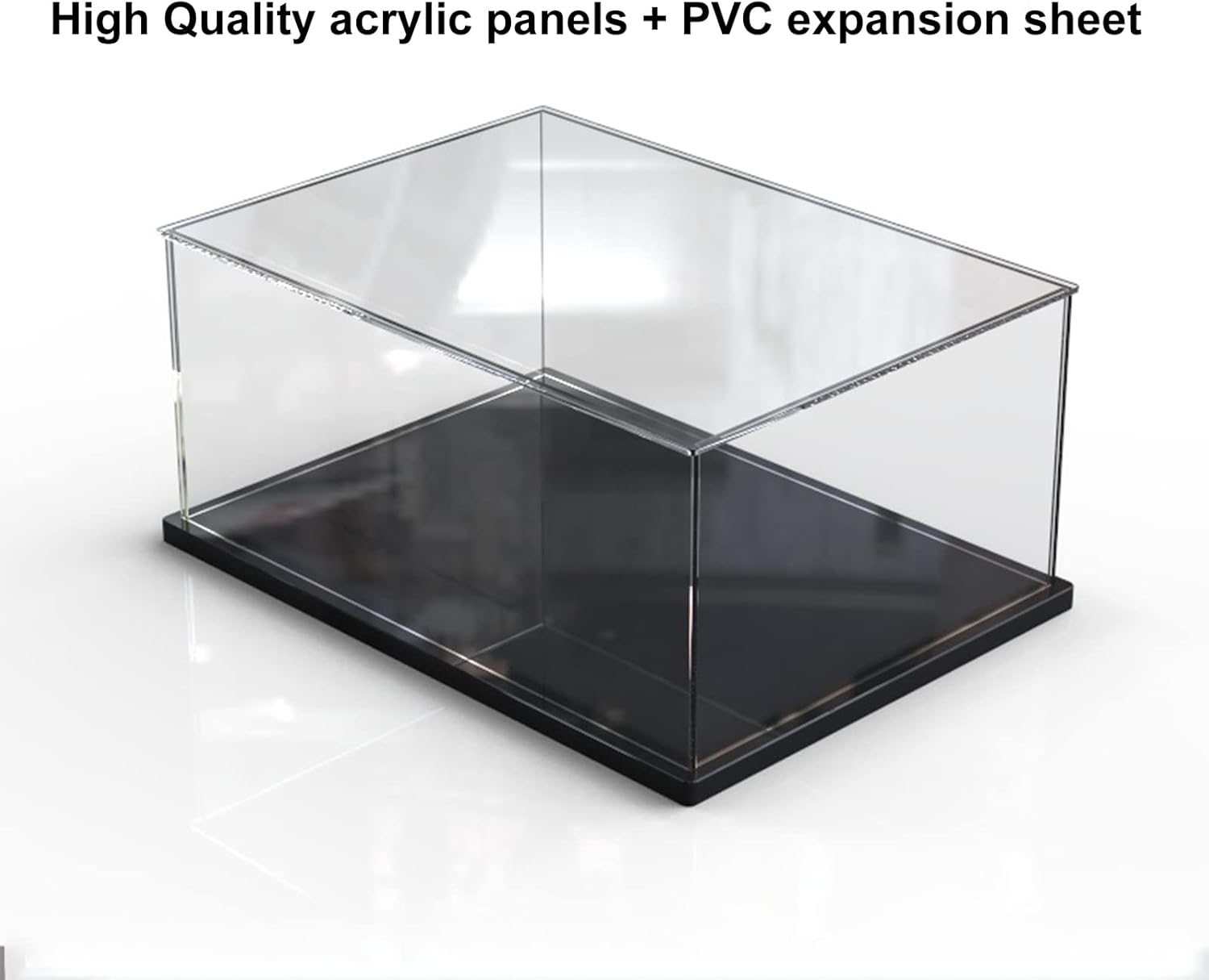 Clear Acrylic Dustproof Display Case Pack of 2 R76762