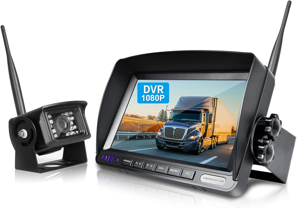 7 Inch HD 1080p Wireless Backup Camera System with Night Vision R3824