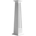 24x22W x 4&H Craftsman Square Tapered Raised Panel Column with Standard Capital & Base Q9167