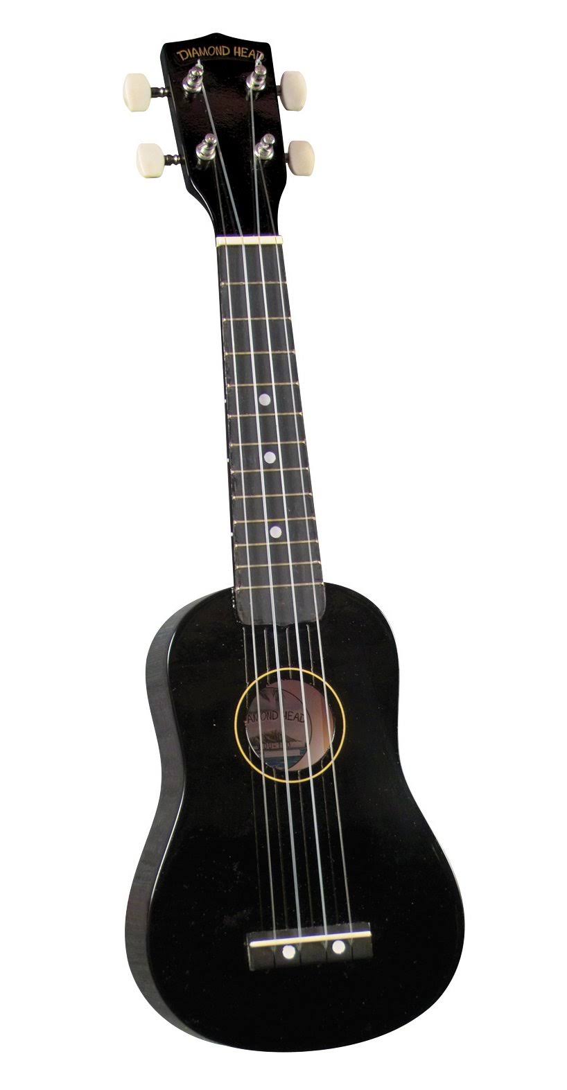 Black Soprano Ukulele with Matching Case G47618