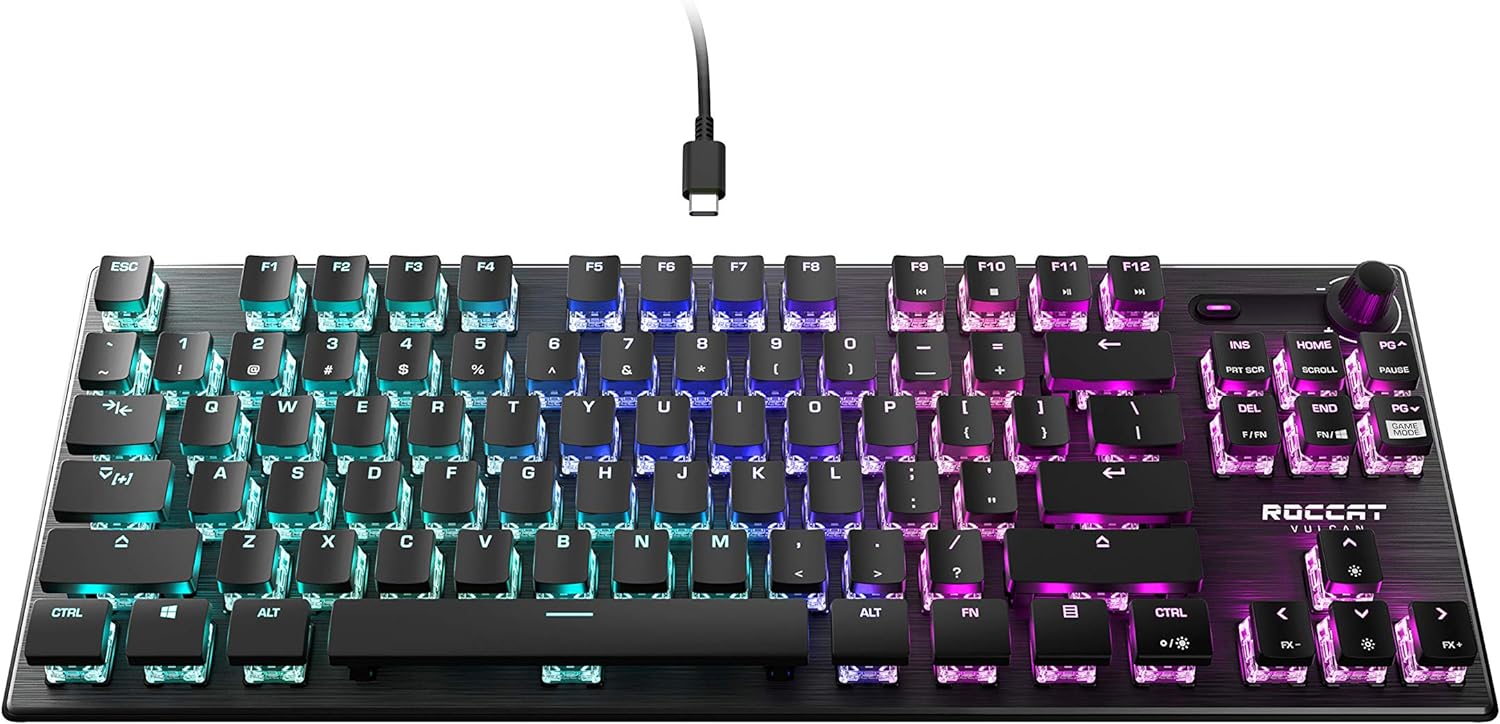 Titan Switch Mechanical Tenkeyless Gaming Keyboard with AIMO RGB Lighting V944697